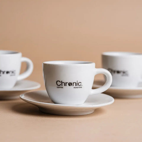 Espresso-Tassen-Set – 6-teilig mit Untertassen